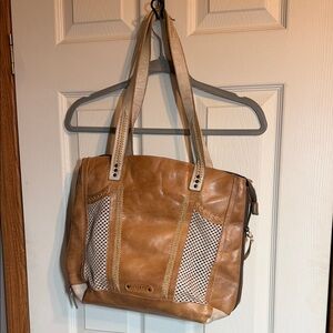 BED|STU Tan and Cream Tote Bag
